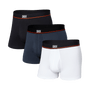 Saxx Underwear Non Stop Stretch Cotton 3 Pack Trunks - Black/Navy/White
