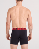 Saxx Vibe Xtra 3 Pack Soft Comfort Boxer Brief 6" – Sweet Stripe / Check WB / Black