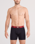 Saxx Vibe Xtra 3 Pack Soft Comfort Boxer Brief 6" – Sweet Stripe / Check WB / Black