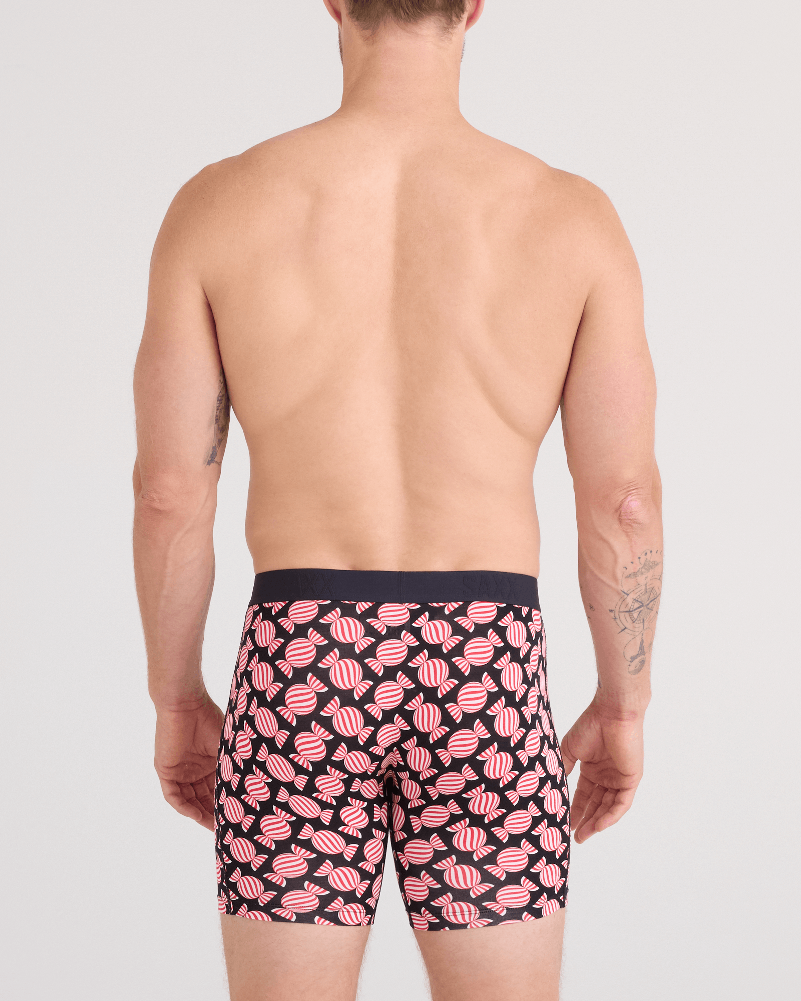 Saxx Vibe Xtra 3 Pack Soft Comfort Boxer Brief 6" – Sweet Stripe / Check WB / Black