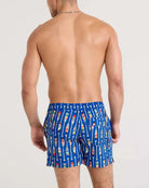 Saxx Oh Buoy 2N1 Stretch Swim Trunk 5" with liner - Oartiz-Blue
