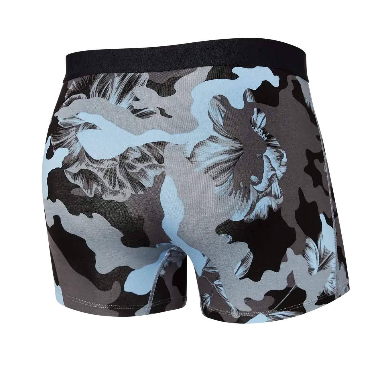 Saxx Underwear Vibe Super Soft 1 Pack Trunk - Blue Camo Flora