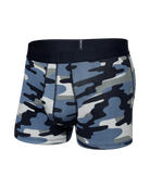 Saxx Underwear DropTemp™ Cooling Cotton 1 Pack Trunks - Tidal Camo- Blue