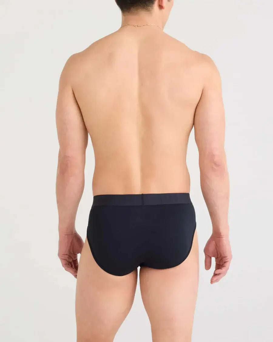 SAXX Vibe Xtra Brief – Soft Comfort with BallPark Pouch® & Fly - Black