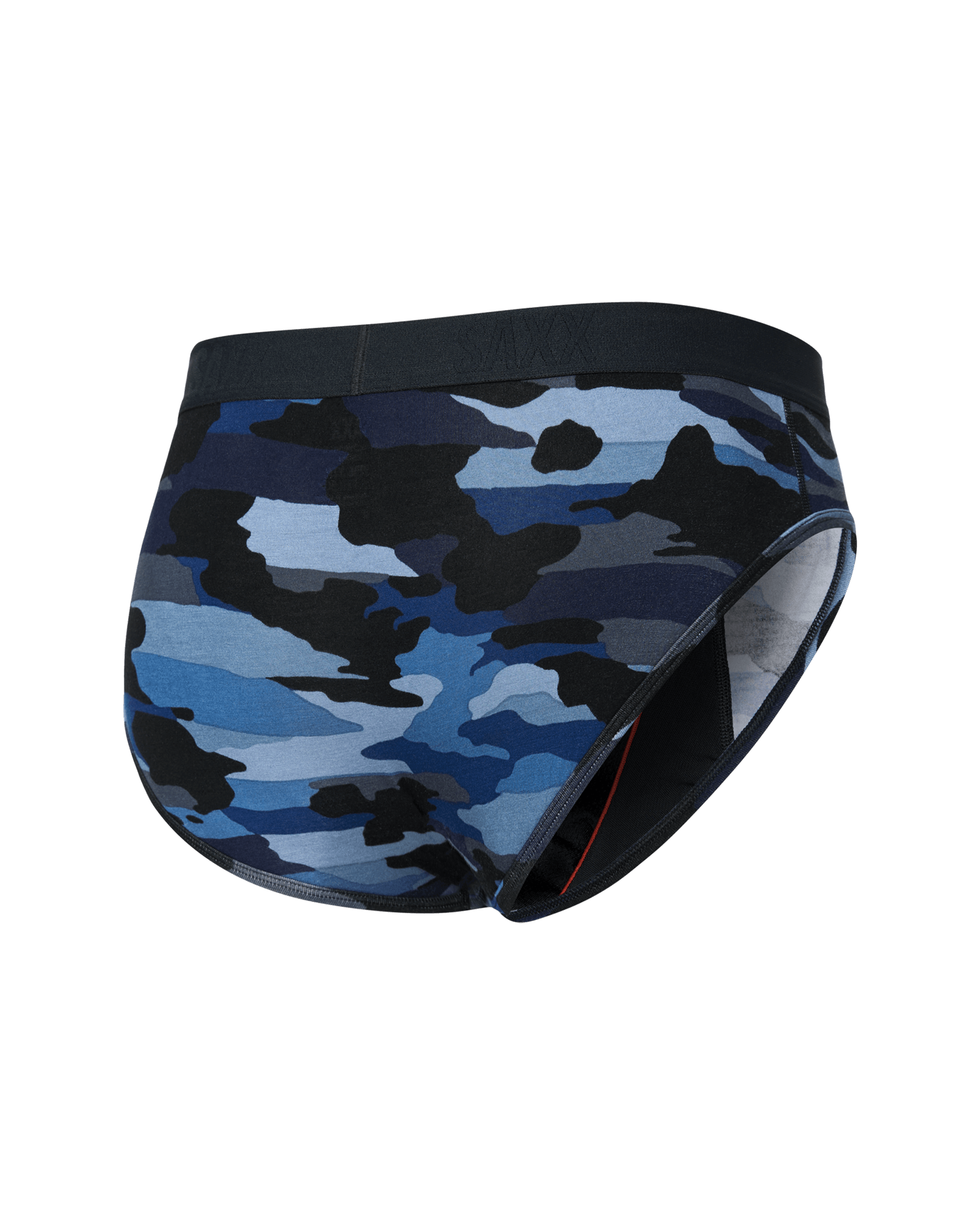 Saxx Underwear Vibe Xtra 1 Pack Briefs - Cloudbank Camo-Navy