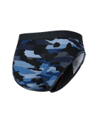 Saxx Underwear Vibe Xtra 1 Pack Briefs - Cloudbank Camo-Navy