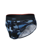 Saxx Underwear Vibe Xtra 1 Pack Briefs - Cloudbank Camo-Navy