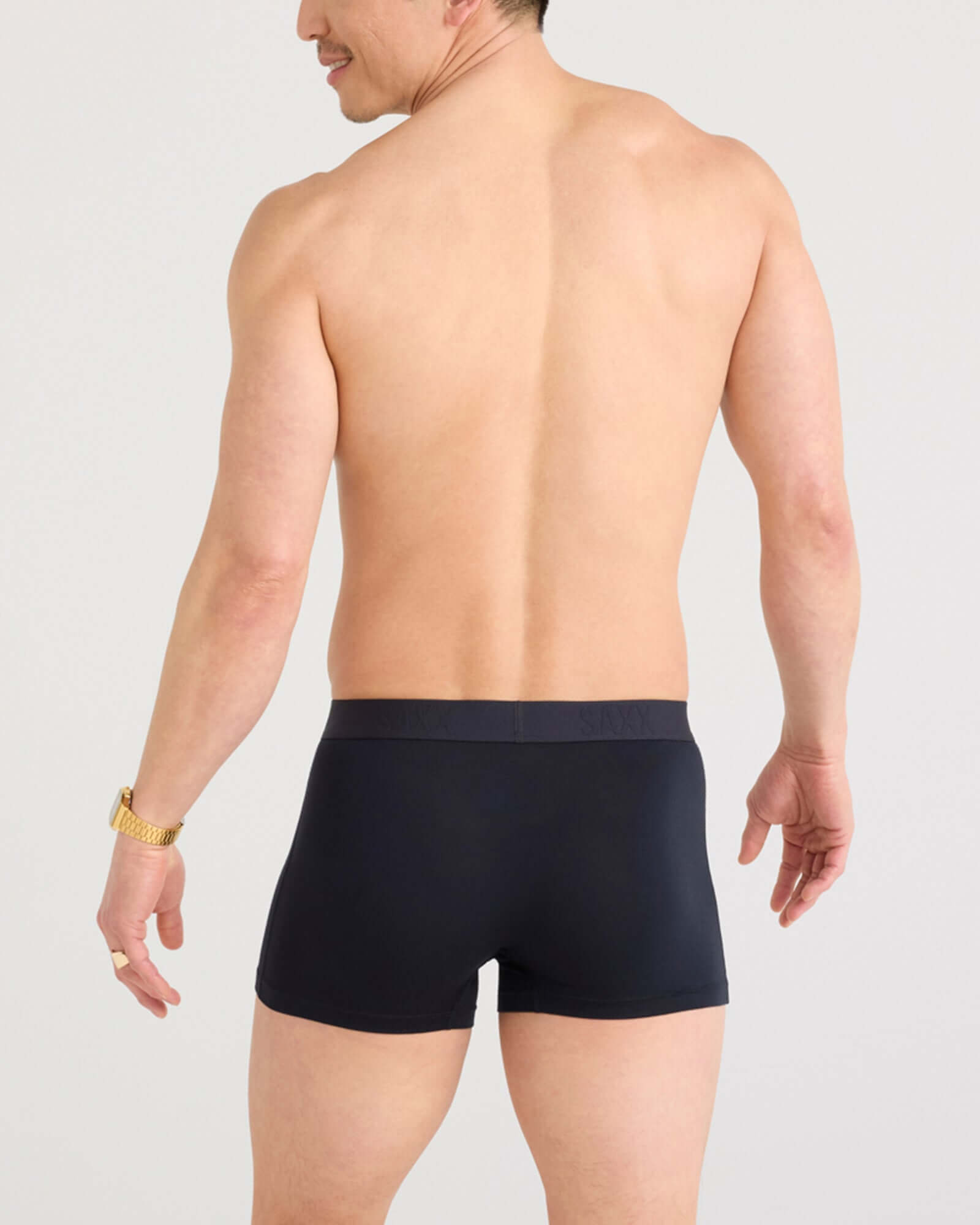 Saxx Underwear Vibe Xtra 2-Pack Soft Comfort Trunks 3" - Black
