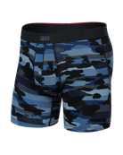 Saxx Underwear Vibe Xtra Soft Comfort Boxer Brief 6" - Cloudbank Camo-Navy