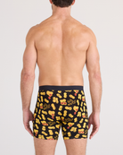 Saxx Vibe Xtra Soft Comfort Boxer Brief 6" – Go Nuts, Black