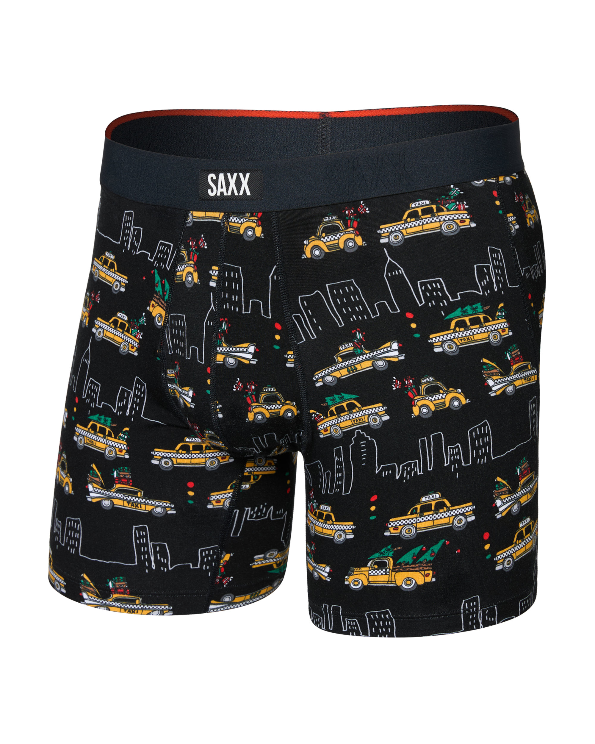 Saxx Vibe Xtra Soft Comfort Boxer Brief 6" – HAIL THE HOLIDAY-BLACK