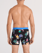 Saxx Vibe Xtra Soft Comfort Boxer Brief 6" – Island Holiday, Black