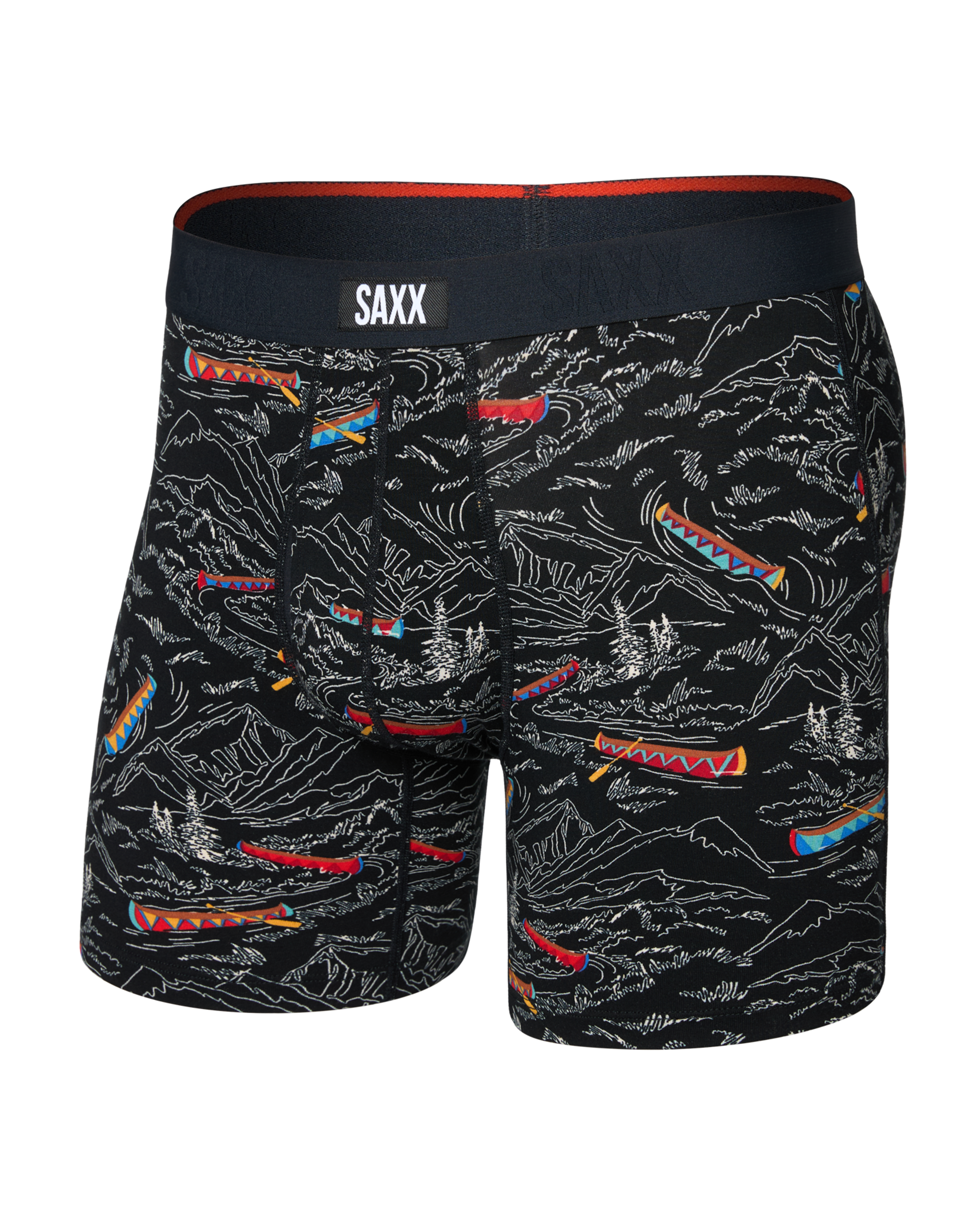 Saxx Vibe Xtra Soft Comfort Boxer Brief 6" – Rivers Bend-Black