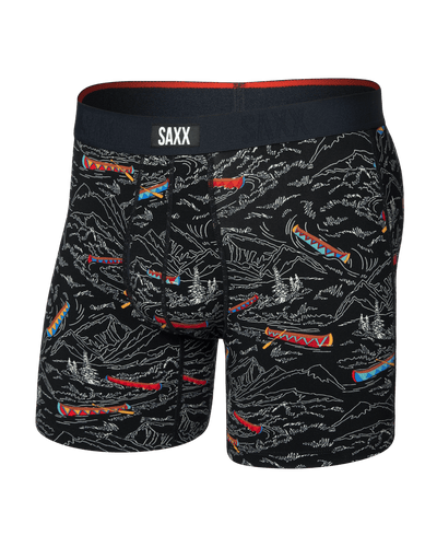 Saxx Vibe Xtra Soft Comfort Boxer Brief 6" – Rivers Bend-Black