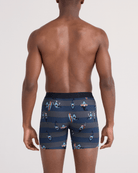 Saxx Underwear Vibe Xtra Soft Comfort Boxer Brief 6" - Shark Bite, Navy
