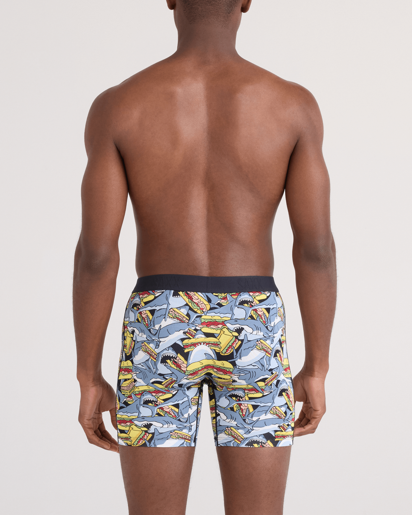 Saxx Vibe Xtra Soft Comfort Boxer Brief 6" – Shark Sub-Grey