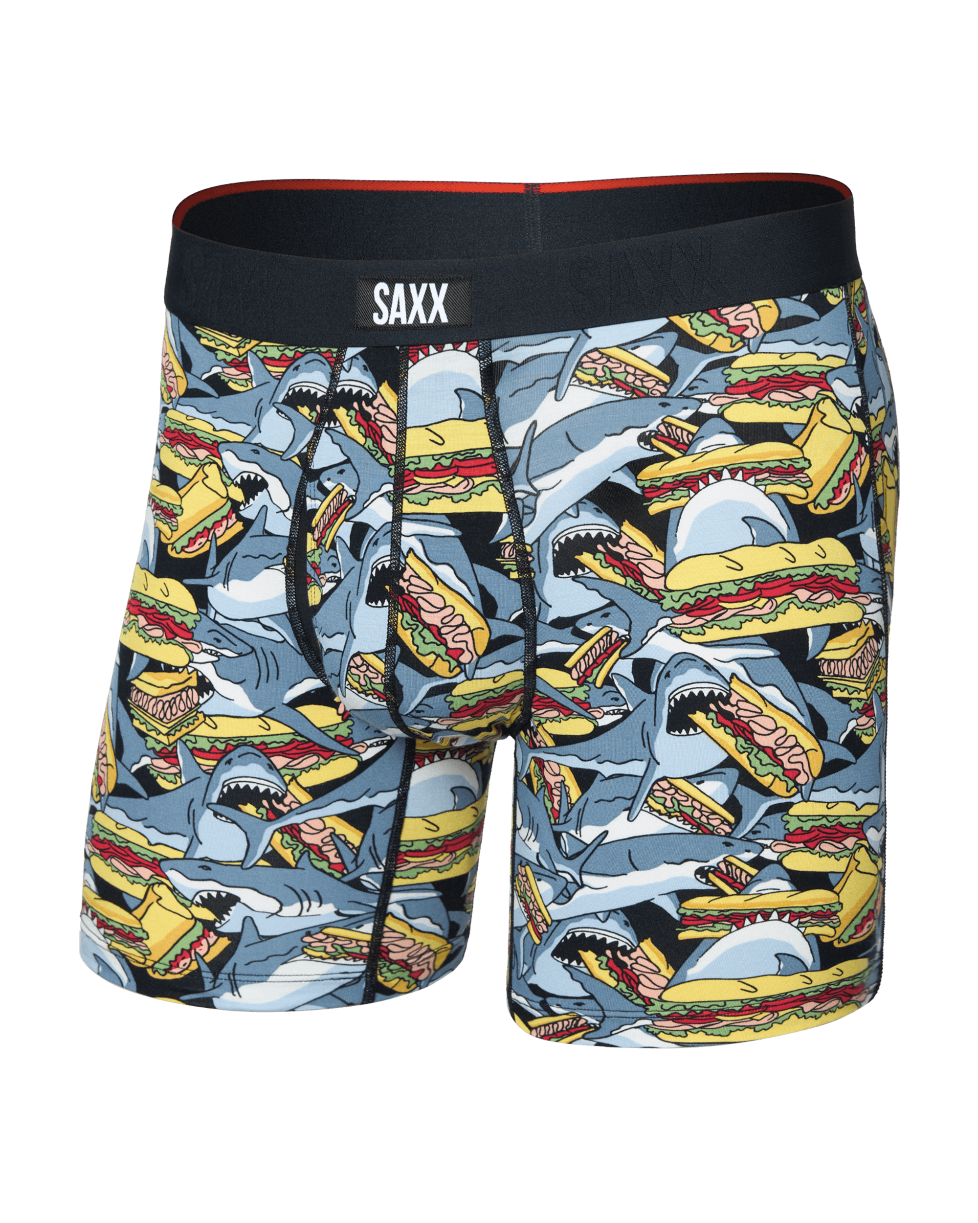 Saxx Vibe Xtra Soft Comfort Boxer Brief 6" – Shark Sub-Grey
