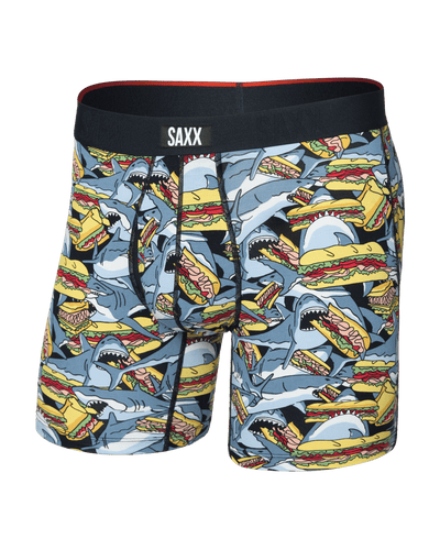 Saxx Vibe Xtra Soft Comfort Boxer Brief 6" – Shark Sub-Grey