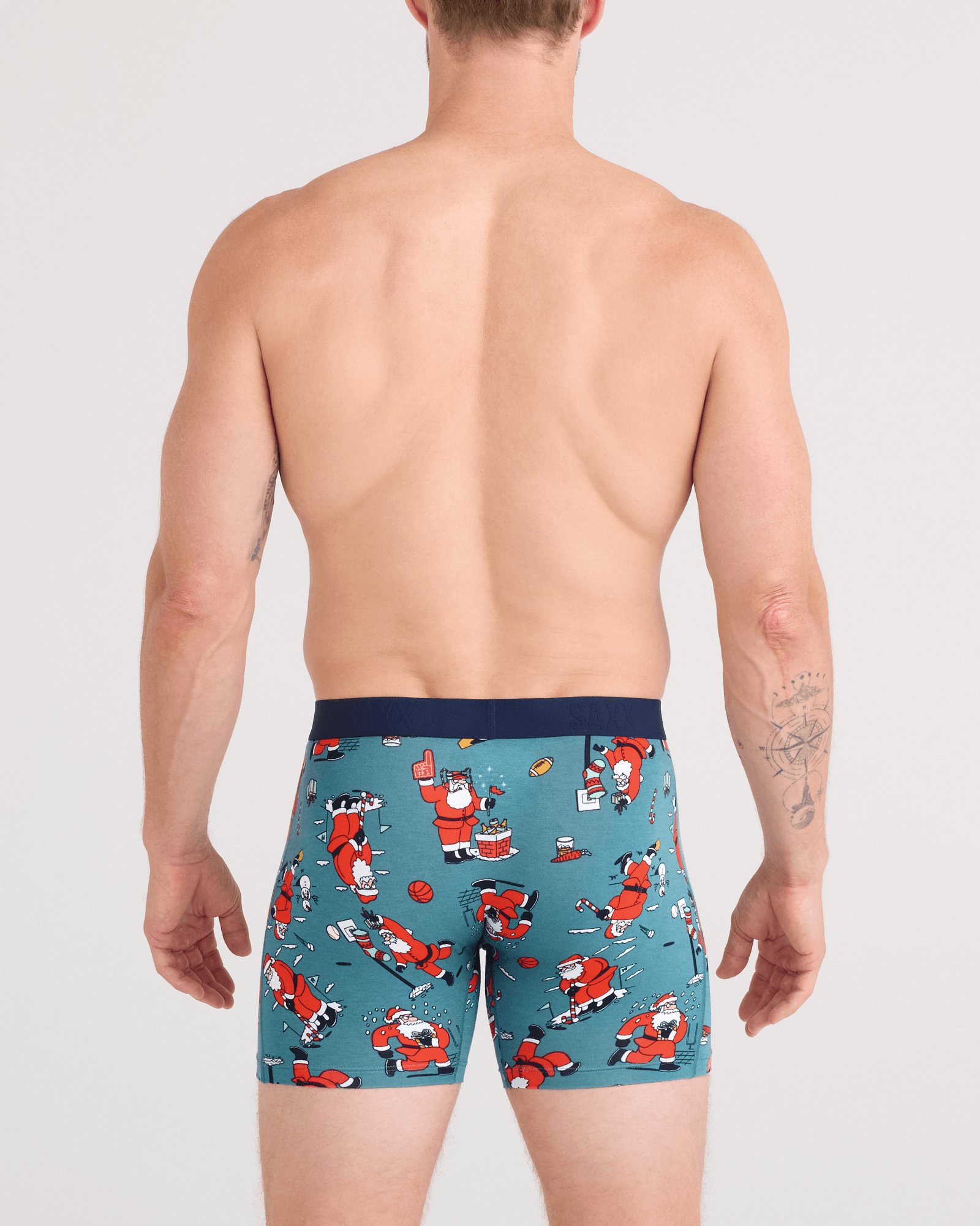 Saxx Vibe Xtra Soft Comfort Boxer Brief 6" – Santathalon- Seascape