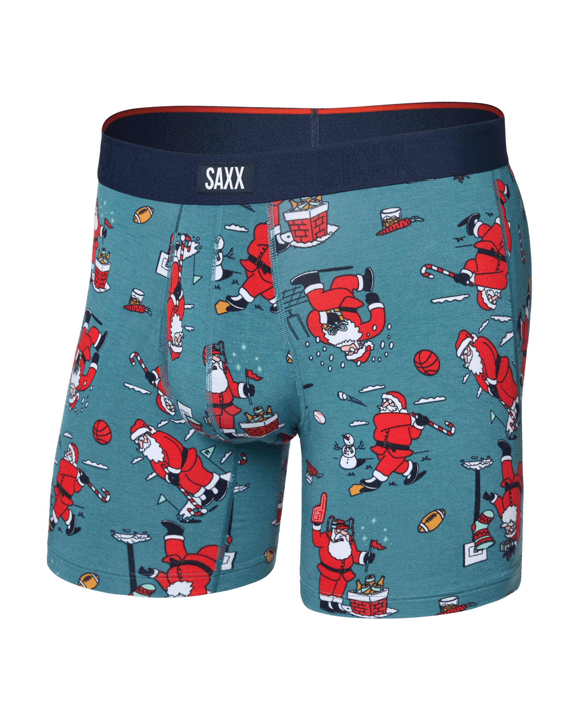 Saxx Vibe Xtra Soft Comfort Boxer Brief 6" – Santathalon- Seascape