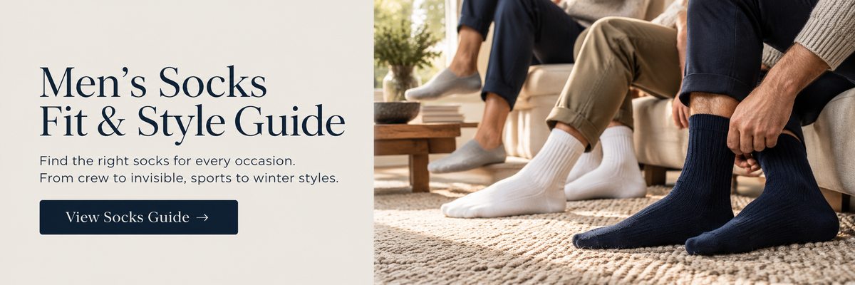 Men's socks fit and style guide