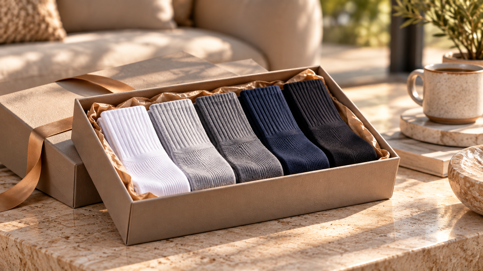 Sock gift box lifestyle