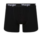 Wrangler 3 Pack Button Fly Cotton Stretch Boxers - Black/Grey/White