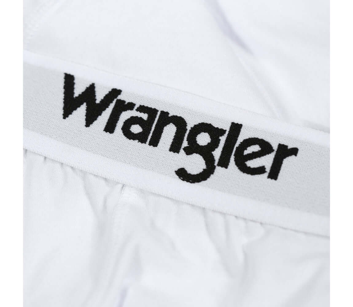 Wrangler 3 Pack Button Fly Cotton Stretch Boxers - Black/Grey/White