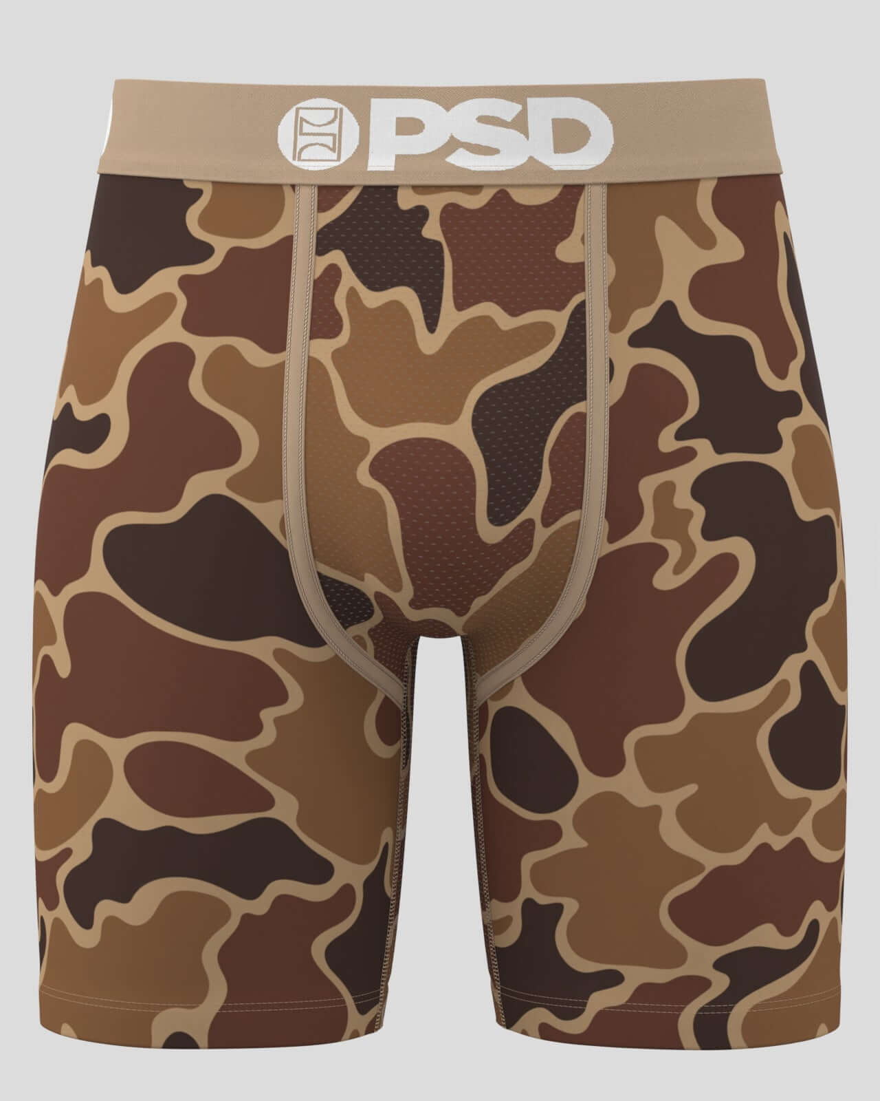 PSD Duck Camo 7" Boxer Briefs Breathable MicroMesh Stretch Fit
