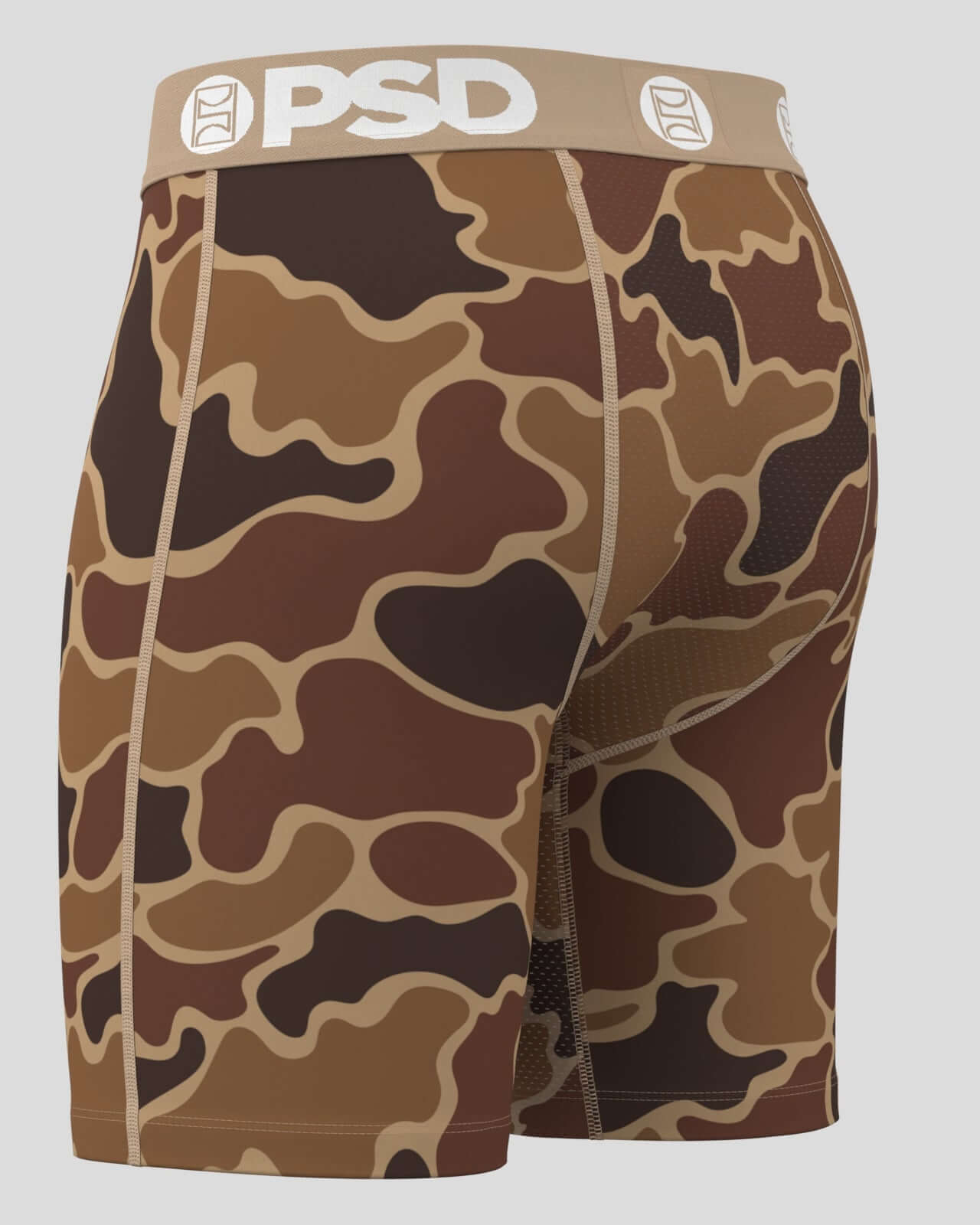 PSD Duck Camo 7" Boxer Briefs Breathable MicroMesh Stretch Fit