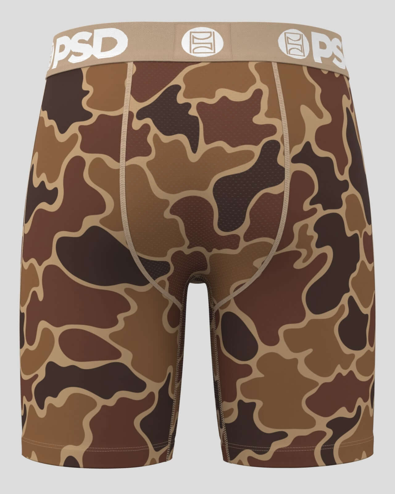 PSD Duck Camo 7" Boxer Briefs Breathable MicroMesh Stretch Fit