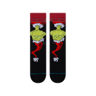 Stance Down the Chimney black Christmas crew socks – alternative product view