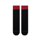 Stance Down the Chimney black crew socks – festive design detail, style A545D26DOW