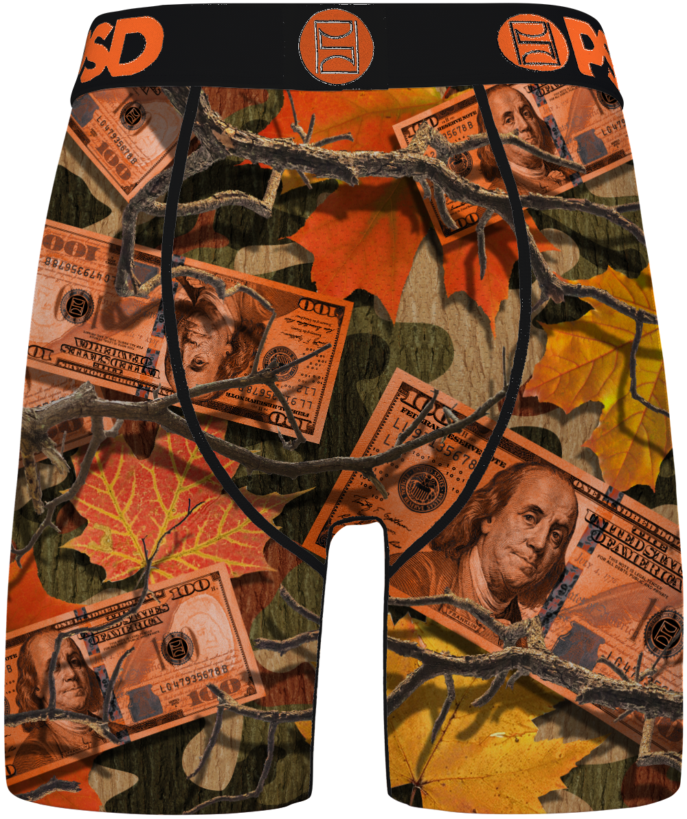 PSD Oakmoss Camo Men’s 7" Performance Boxer Briefs – Multi - image 2
