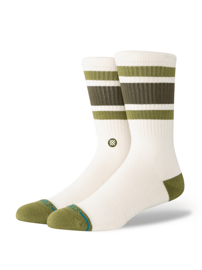 Stance Boyd ST Crew Socks – Classic Stripes with Cushioning & Arch Support