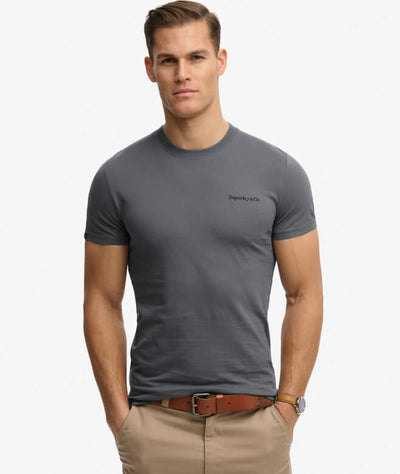 Superdry Essential Company Logo Embroidered T-Shirt – Organic Cotton