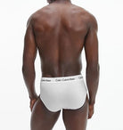 Calvin Klein 3 Pack Cotton Stretch – Hip Briefs ( WHITE )