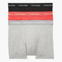 Calvin Klein Underwear Trunks 3 Packs Pants - Black / Grey Heather / Punch Pink