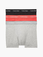 Calvin Klein Underwear Trunks 3 Packs Pants - Black / Grey Heather / Punch Pink