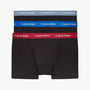 Calvin Klein Men’s - 3 Pack Cotton Stretch Trunks - Black with Contrast/WIG