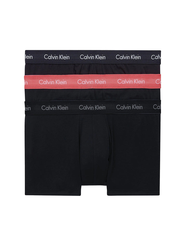 3 PACK LOW RISE TRUNKS - COTTON STRETCH