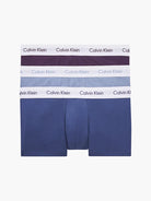 Calvin Klein - 3 Pack Low Rise Trunk - Purple / Sea Tropic / Seashore