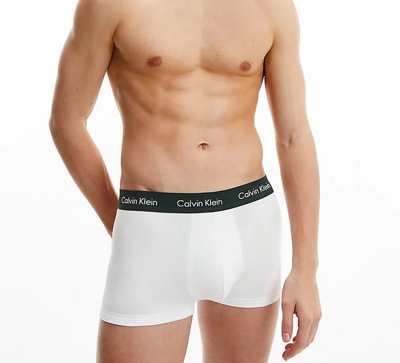 Calvin Klein Underwear LOW RISE TRUNK 3 PACK - Pants - white - Zalando
