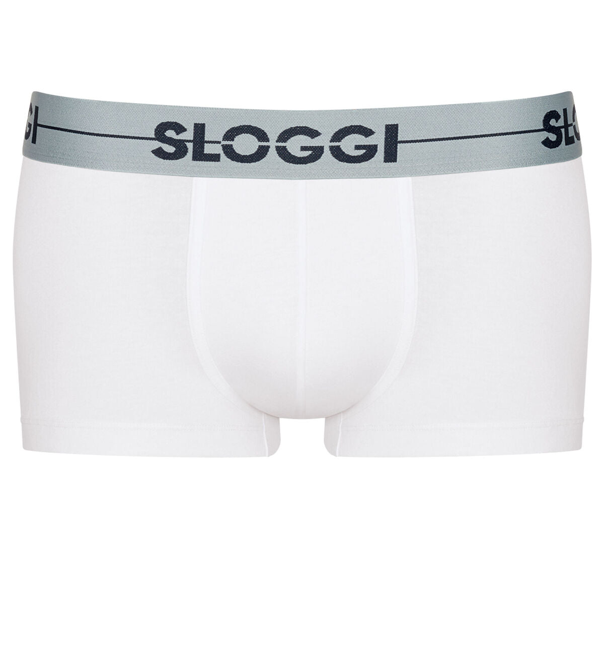 Sloggi Men GO- 3-Pack Low Rise Hipster Boxers, All White - Pants / 0003