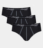 Sloggi Men Start Men's midi Briefs 3 Pack -  All Black