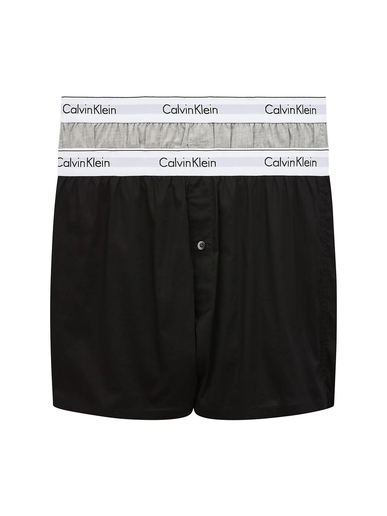 Calvin Klein 2 PACK SLIM FIT BOXERS - MODERN COTTON