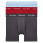 Calvin Klein 3 PACK BOXER BRIEFS - COTTON STRETCH - ( IRON GATE/ SCOOTER/ WEDGEWOOD )