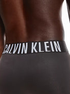 Calvin Klein 2 Pack Low Rise Trunks - Intense Power ( Black - Strawb Shake / White Waistband )
