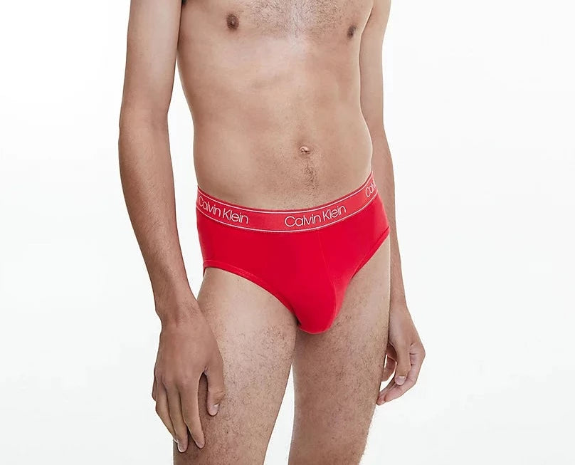 Calvin Klein 1 Pack Briefs - Essential Calvin - Exact Red – Trunks and  Boxers