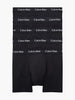 Calvin Klein 5 Pack Cotton Stretch - Normal Rise Trunks ( Black / Black Waistband )